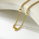 Fashion Heart 14K Gold Stainless Steel Necklacepicture14