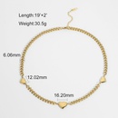 Fashion Heart 14K Gold Stainless Steel Necklacepicture16