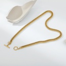 Cuban Thick 14K Gold Plated Stainless Steel Necklacepicture13