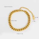 Fashion Cuban Gold Plated Chain 18K Gold Plated Stainless Steel Braceletpicture14