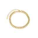 Fashion Cuban Gold Plated Chain 18K Gold Plated Stainless Steel Braceletpicture15