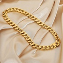 simple large 18K goldplated stainless steel necklacepicture11