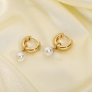 Korean style pearl copper plating earringspicture9