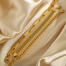 Cuban retro goldplated stainless steel braceletpicture15