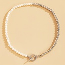 fashion niche specialshaped splicing pearl OT buckle necklacepicture14