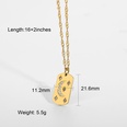 fashion moon star 18K goldplated stainless steel necklacepicture18