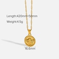 Fashion Cupid Angel Pendant 18k Gold Plated Stainless Steel Necklacepicture16