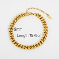 fashion 18K goldplatedchain stainless steel braceletpicture16