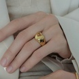 fashion style new Gold Plated Stainless Steel Ringpicture31