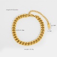 Fashion Cuban Gold Plated Chain 18K Gold Plated Stainless Steel Braceletpicture16