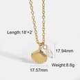 simple texture freshwater pearl imitation shell pendant necklacepicture16