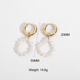Korean style natural freshwater pearl copper plating earringspicture14