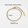 fashion simple vacuum plating snake bone chain stainless steel necklacepicture19