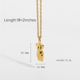 fashion human face pendant goldplated stainless steel necklacepicture28
