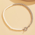 fashion niche specialshaped splicing pearl OT buckle necklacepicture17
