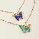 Colorful butterfly alloy pendant cute girl children necklace wholesalepicture10
