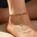 Bohemian colored rice bead anklet beach handmade woven foot ornamentspicture18