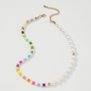 Pearl short clavicle chainBohemian ethnic style colored necklacepicture18