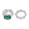 Imitation emerald ring womens bamboo alloy rings setpicture23