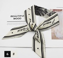 new korean fashion style long strips bowknot letter ribbon headbandpicture67