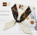 fashion new style fruit flower long tie hair silk scarf headbandpicture85