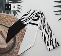 French fashion style new long tie hair silk scarf bow knot letter wave dot hair bandpicture64