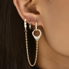 fashion new creative trend round earrings