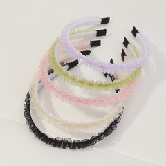 fashion korean style folds lace rhinestone headbands set