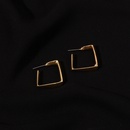 wholesale Korean irregular golden metal earringspicture10