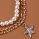 Simple multilayer star pearl anklet bohemian beach chain foot accessoriespicture11
