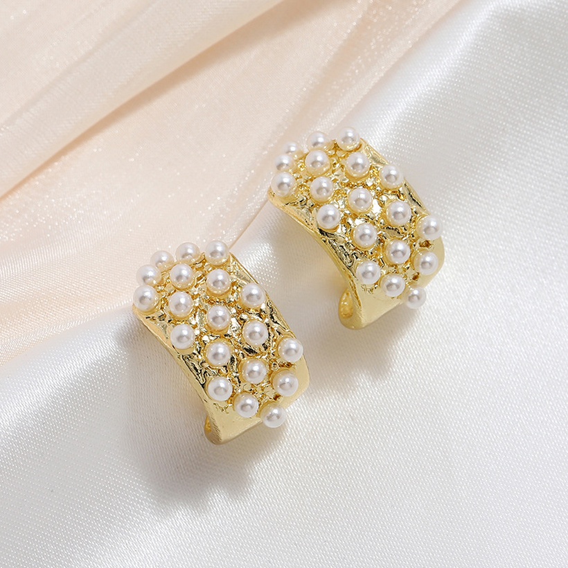 Bijoux Fantaisie Boucles Doreilles | Boucles D39oreilles En Alliage De Perles Gomtriques De Mode En Gros - AJ44167