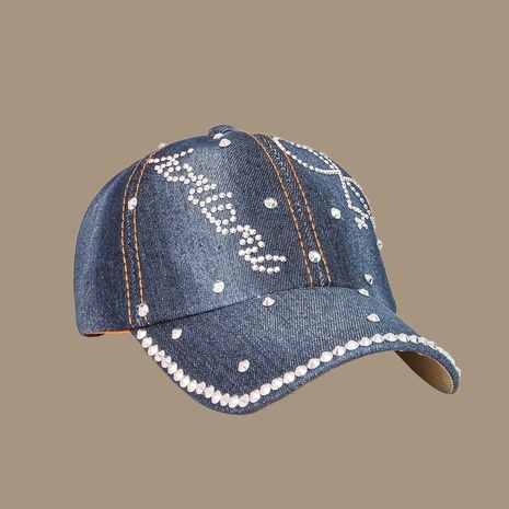 Casquette à large bord à large bord de chapeau de cowboy bleu à la mode en gros's discount tags