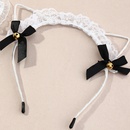 korean fashion simple new style cat ear lace headband setpicture9