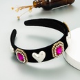 Baroque heart pearl inlaid rhinestone headband NHLN346567picture19