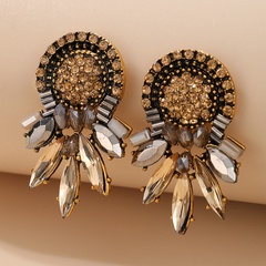 new fashion style diamond tassel earrings