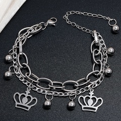 Korean bell multi-layer stainless steel bracelet wholesale