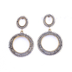new creative fashion diamond alloy earrings