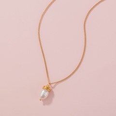 Al por mayor collar de perlas de agua dulce naturales hechas a mano de moda