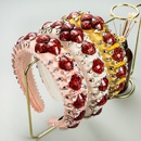 Fashion crystal glass drill wide brim headband wholesale NHLN347379picture10
