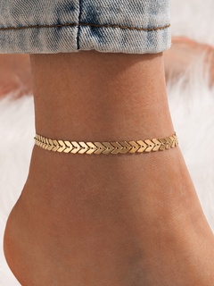 fashion punk style metal airplane chain anklet