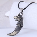 fashion metal concise spangled wax rope necklacepicture3