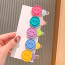Wood grain new childrens hit color color smile hairpinpicture8