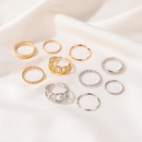 fashion open geometric alloy ring fivepiecepicture12