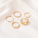 fashion open geometric alloy ring fivepiecepicture14