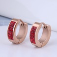 Korean fashion new style titanium steel diamondstudded earringspicture9