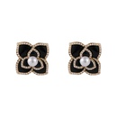 Retro Pearl Camellia Stud Earringspicture16