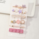 Korean flower geometric alloy hairpin wholesalepicture24