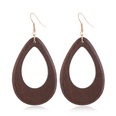 fashion creative wood hollow water drop earringspicture17