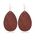 fashion creative wood hollow water drop earringspicture18
