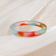 retro acrylic color geometric ring wholesalepicture26